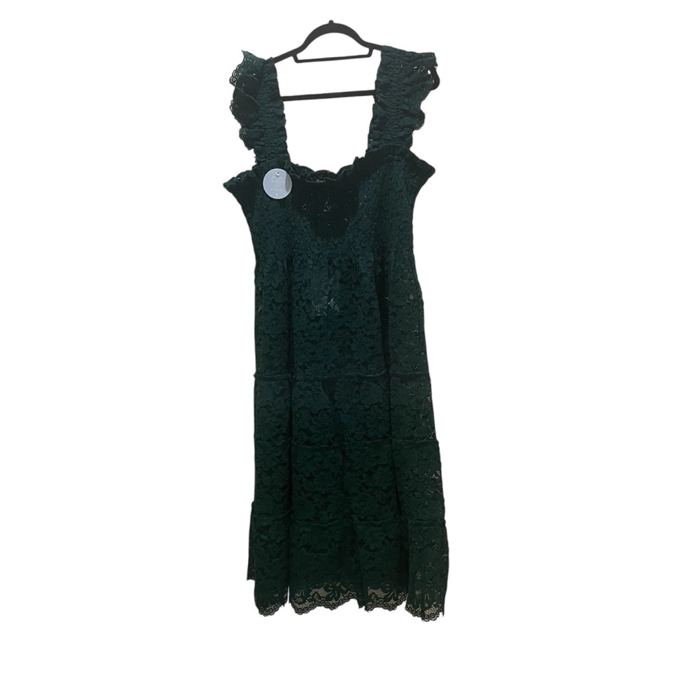 HILL HOUSE 2023 Collector’s Lace Ellie Nap Dress Botanical Garden Green XXL NWT - Picture 4 of 10